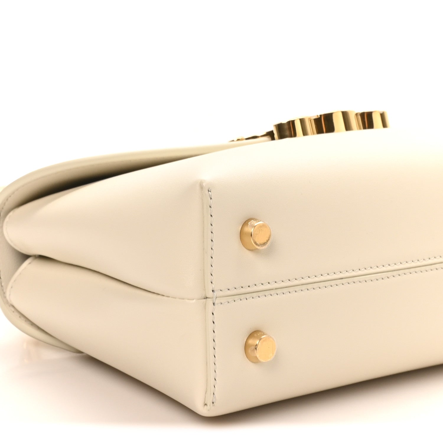 Smooth Satinated Calfskin Teen Nino Rice