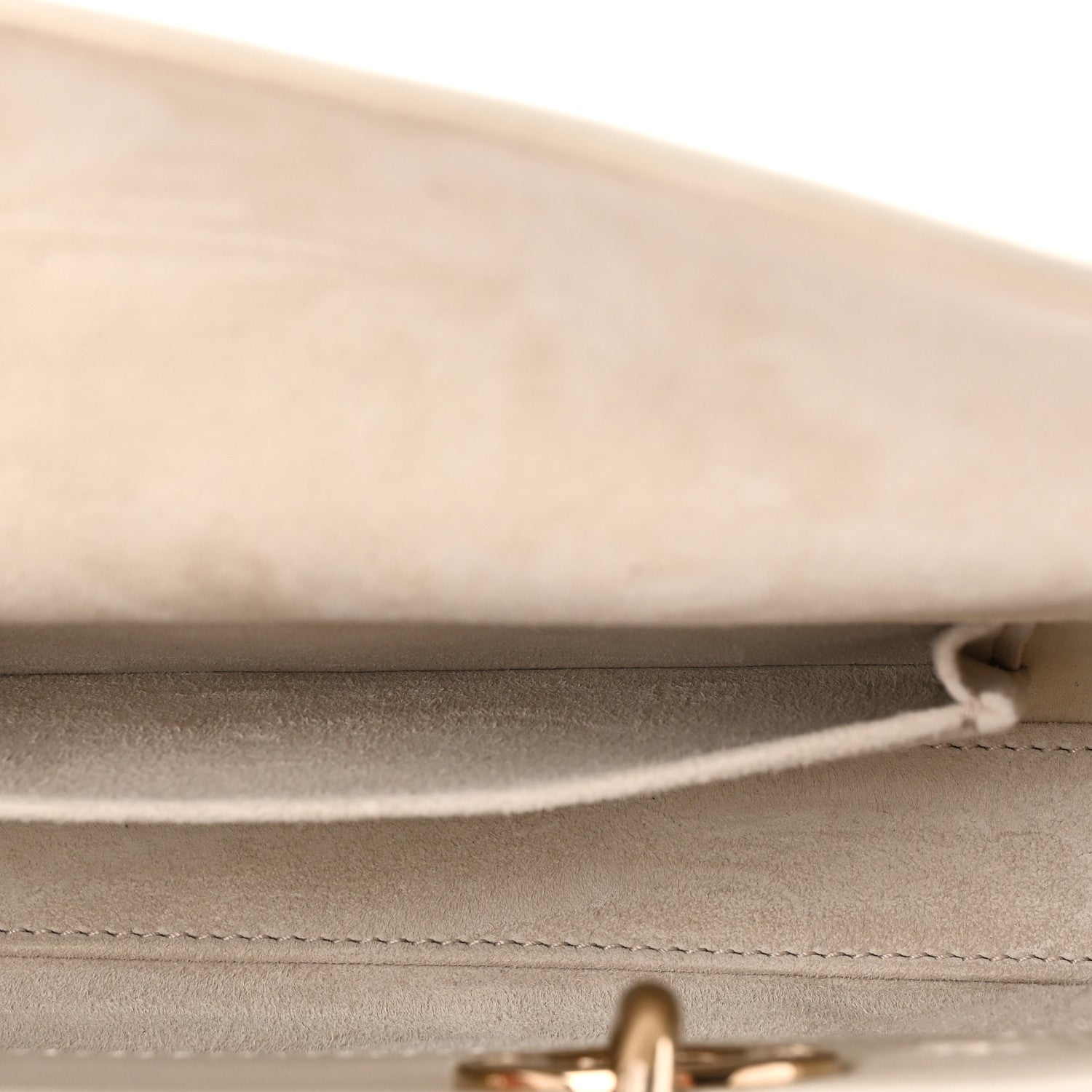 Lambskin Cannage Small Lady D-Joy Latte