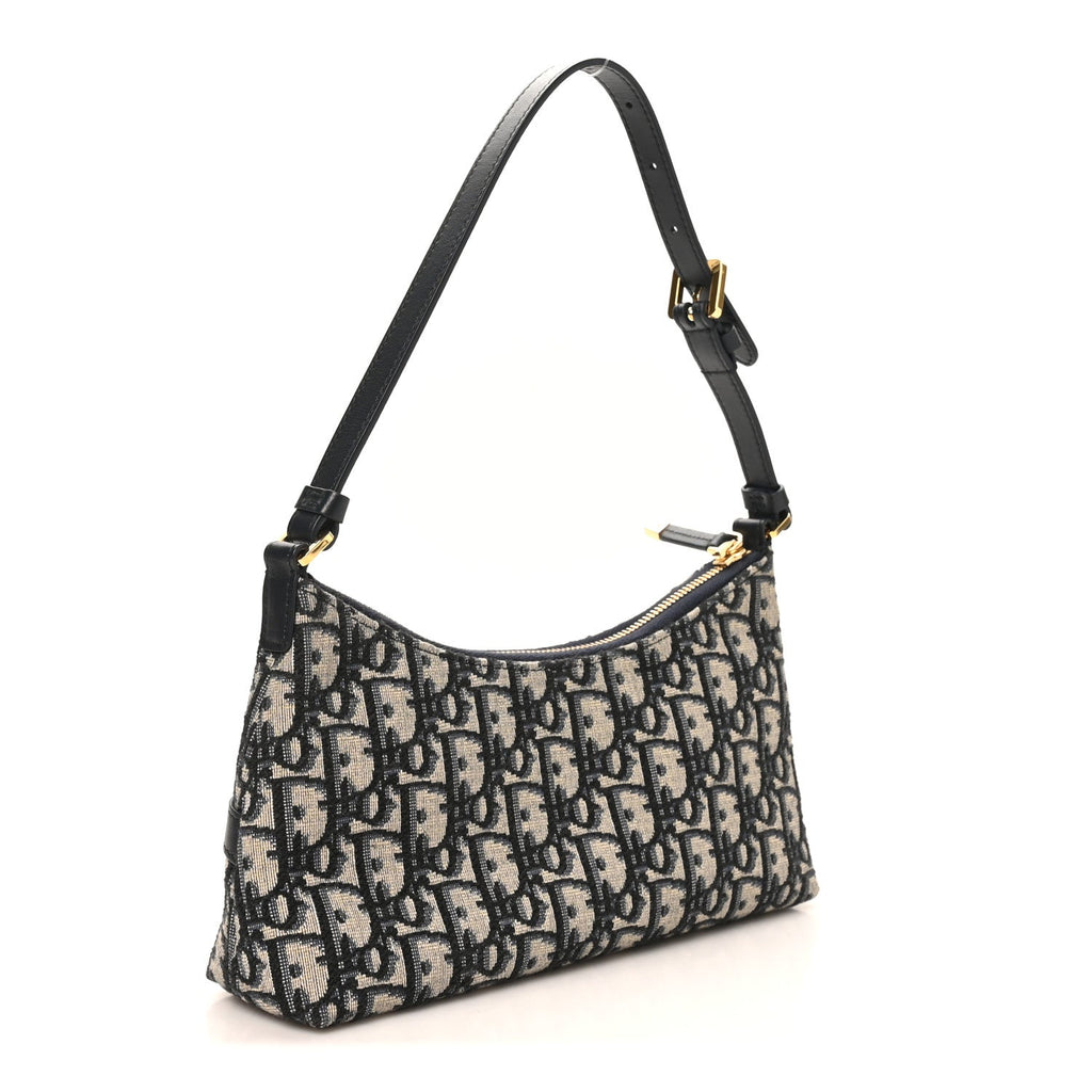 Oblique 30 Montaigne Mini Hobo Bag Blue