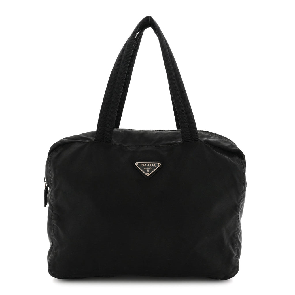 Tessuto Nylon Shoulder Bag  Black