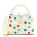 LV X YK Taurillon Capucines BB White