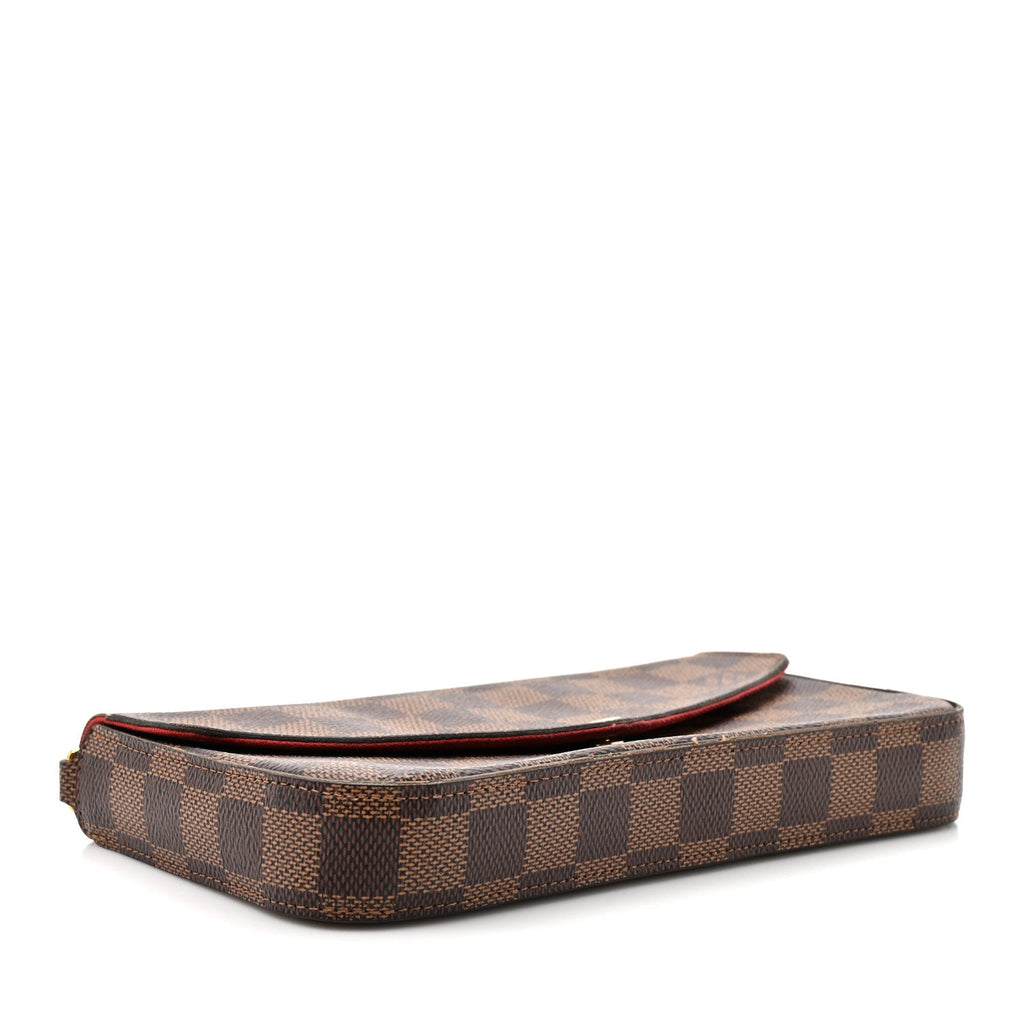 Damier Ebene Pochette Felicie Chain Wallet