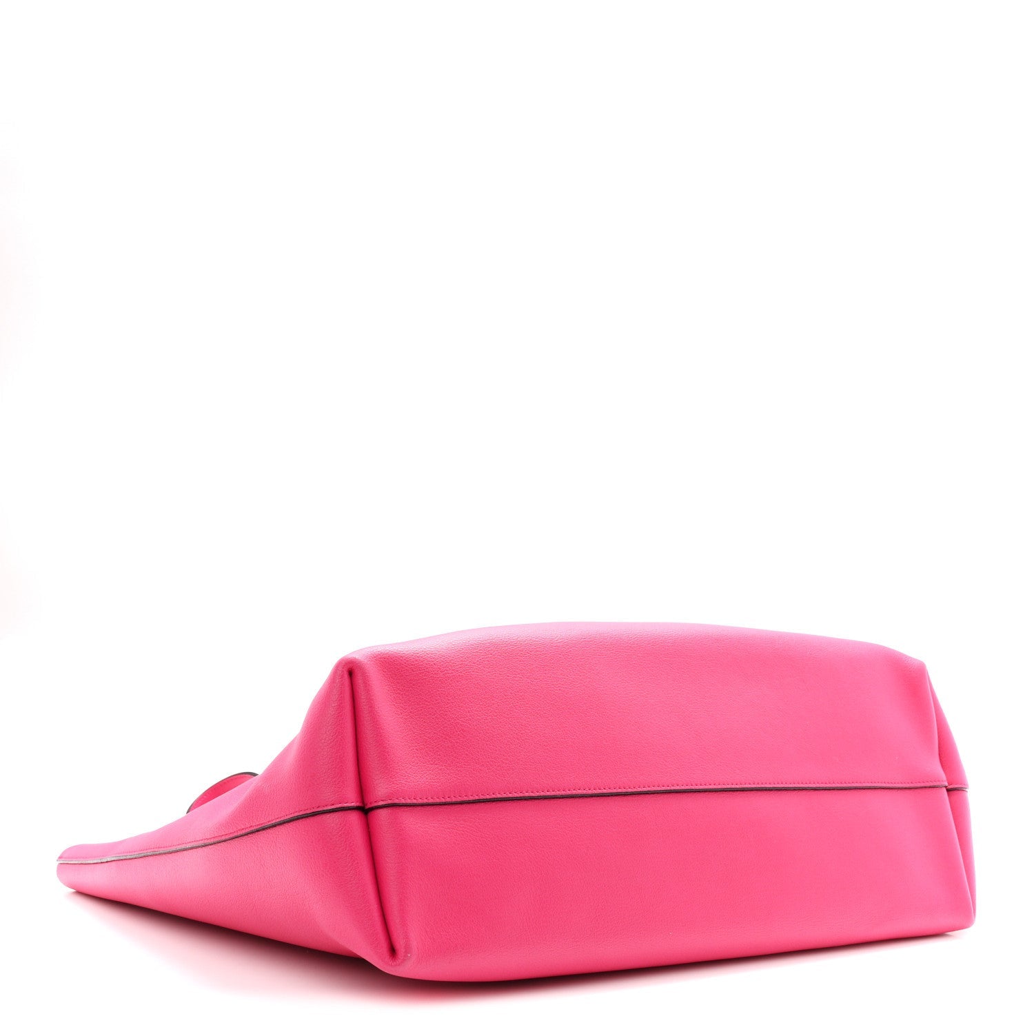 Calfskin Large Shopping Tote Fuchsia
