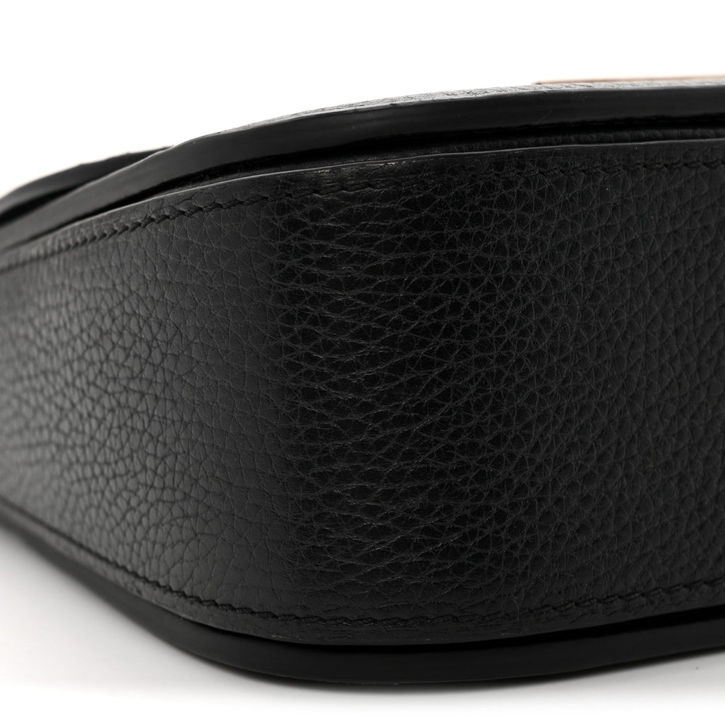 Grained Calfskin Vivienne LV Black