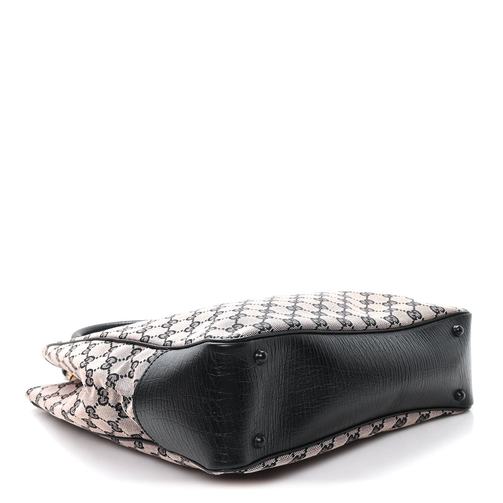 Monogram Bamboo Handle Bag Pink