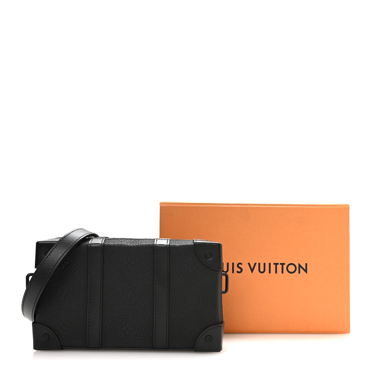 Taurillon Monogram Soft Trunk Wallet Black
