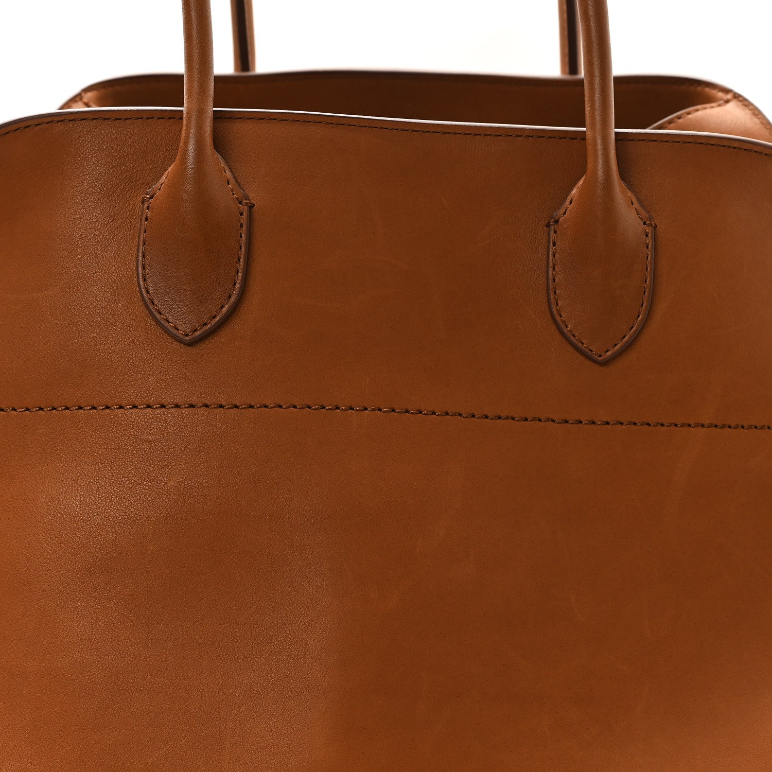 Polished Saddle Calfskin Soft Margaux 15 Cuir
