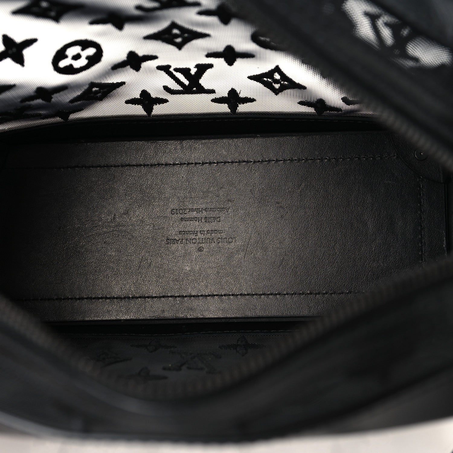 Monogram See Through Soft Trunk Black