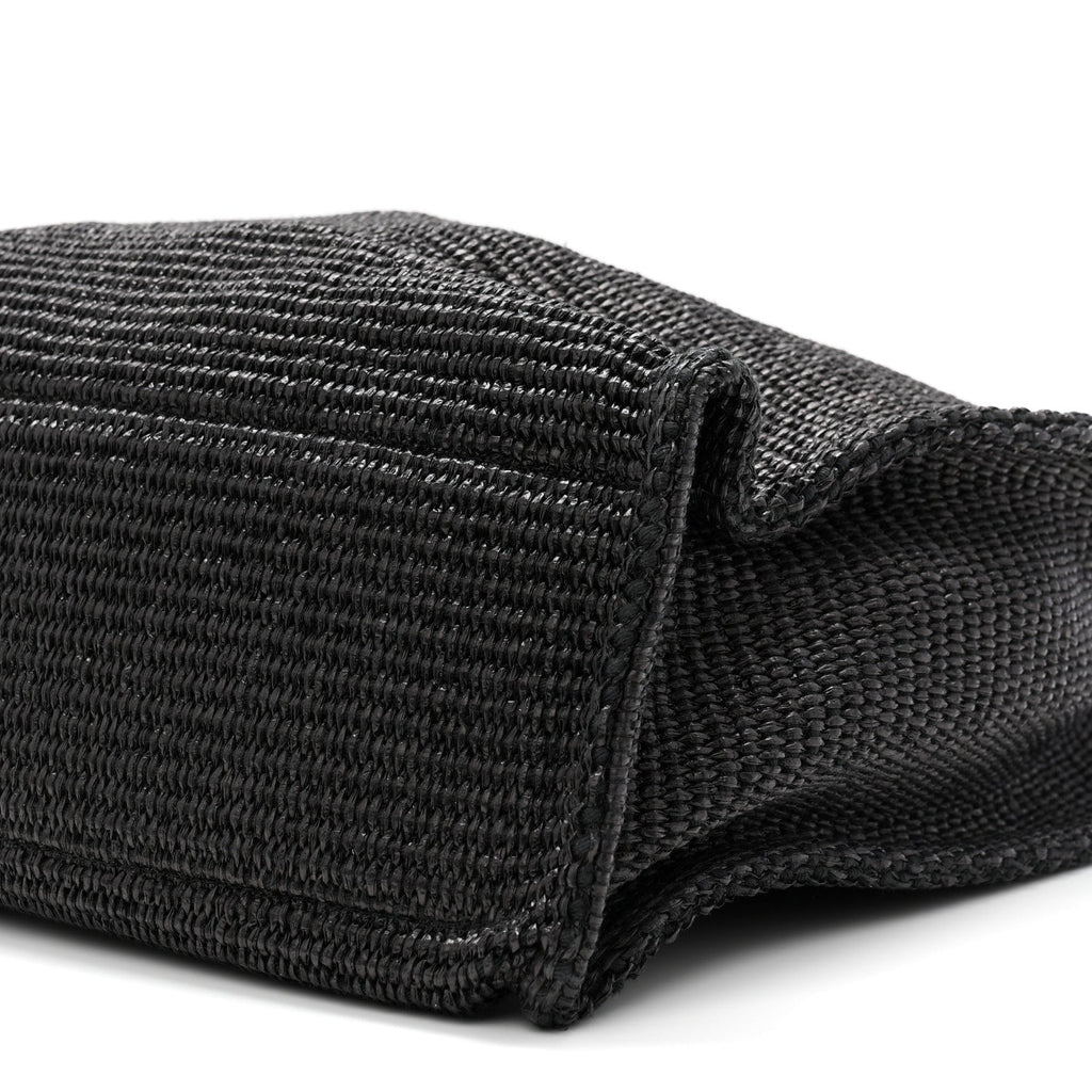Raffia Medium G Tote Black