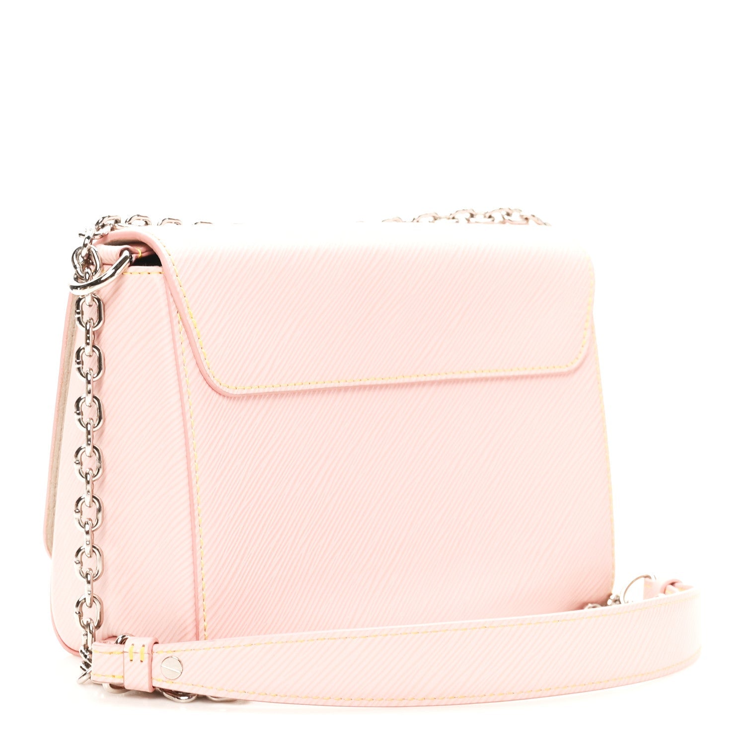 Epi Twist Shoulder Bag MM Rose Ballerine