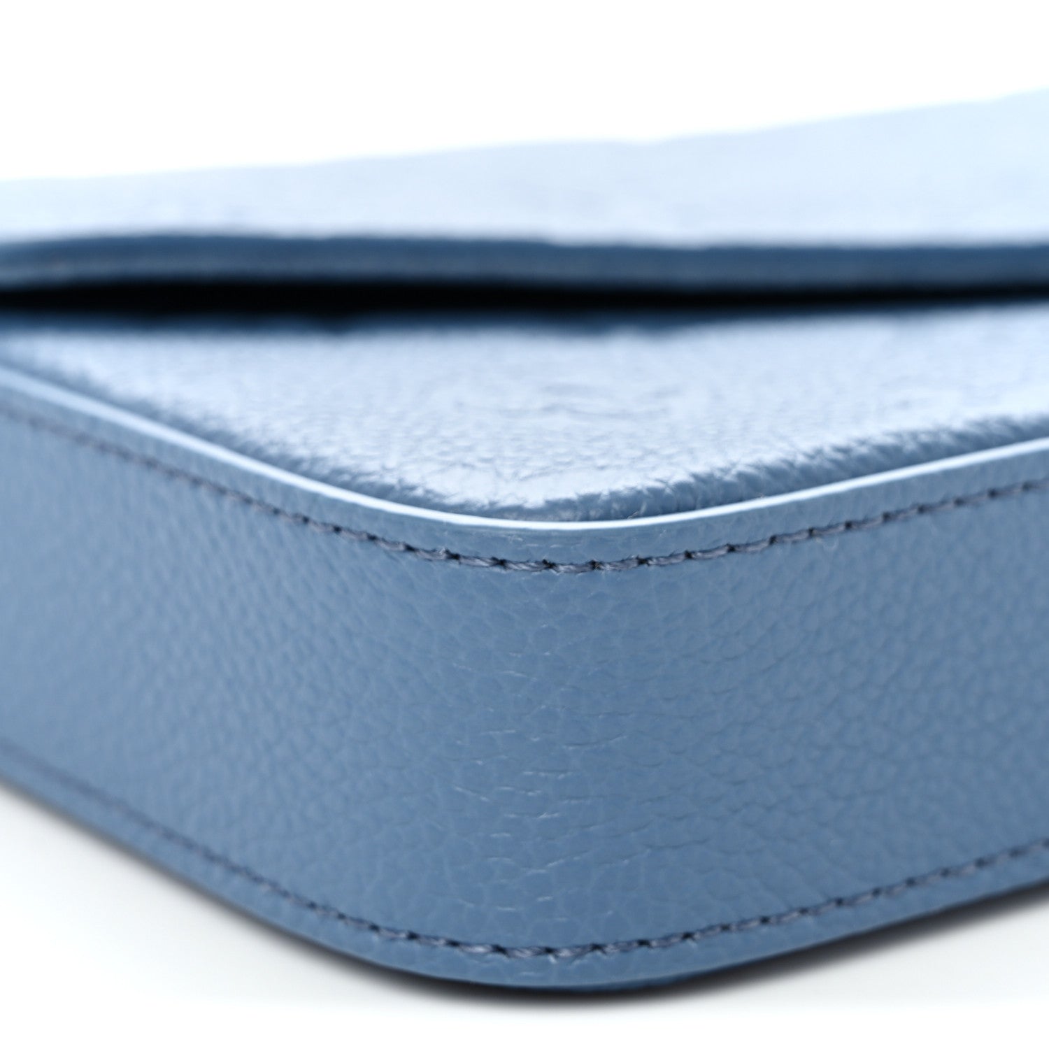 Empreinte Pochette Felicie Chain Wallet Blue Jean