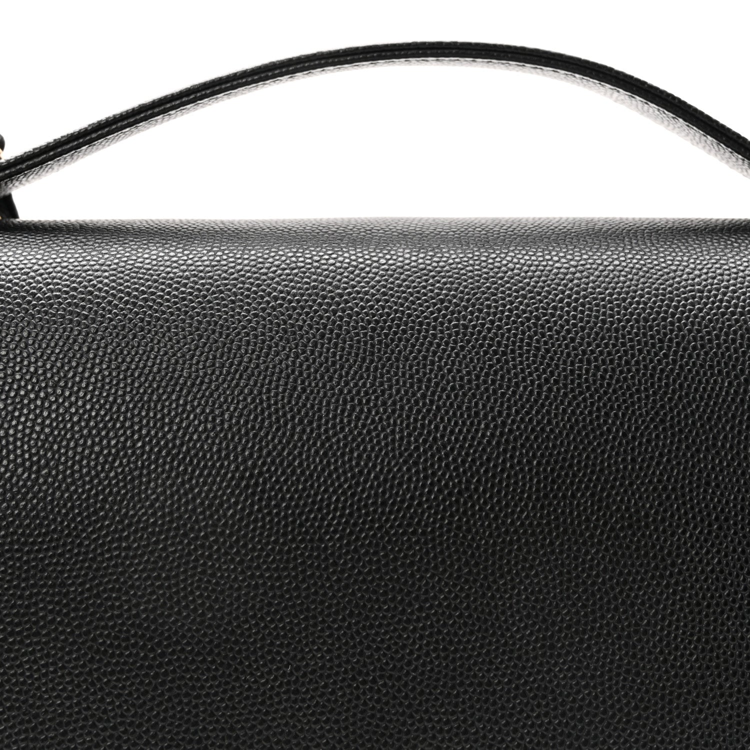 Caviar Quilted Large Business Affinity Flap Black