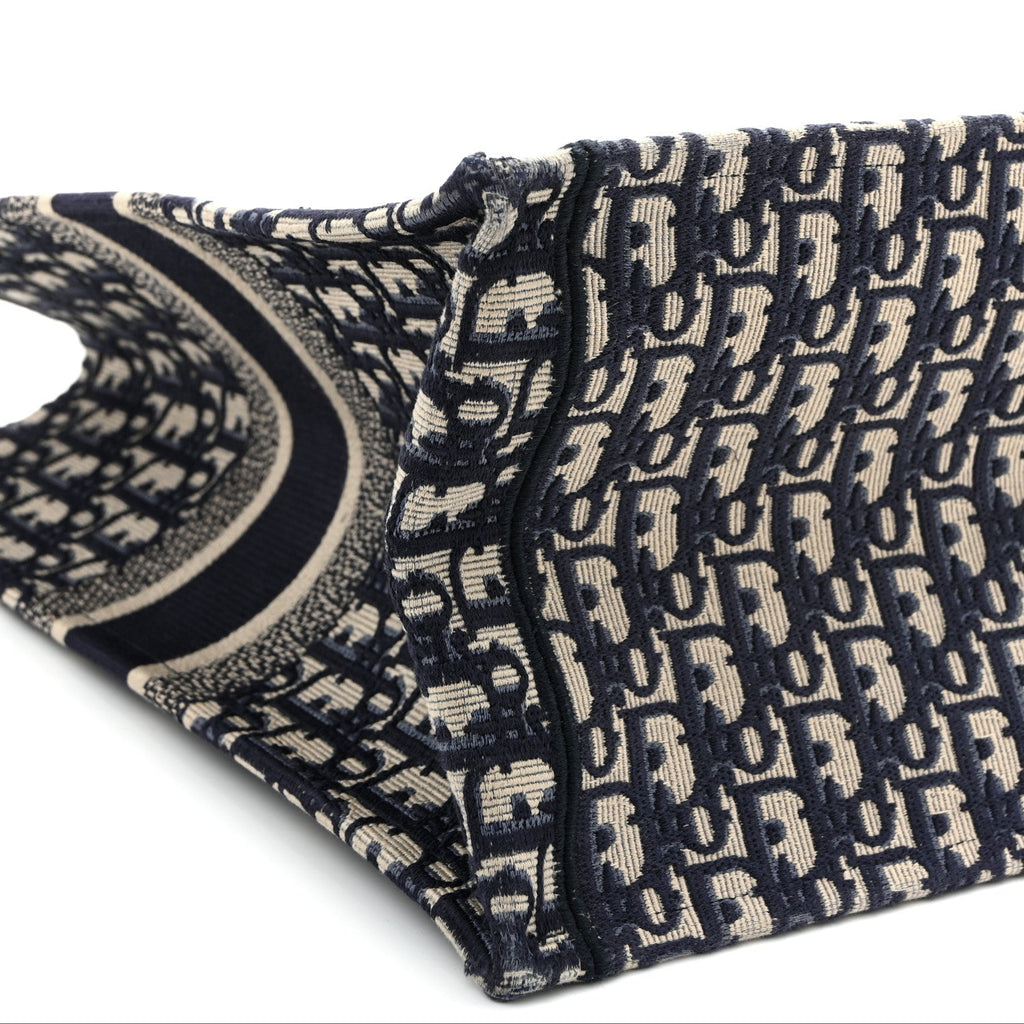 Oblique Large Book Tote Blue Multicolor