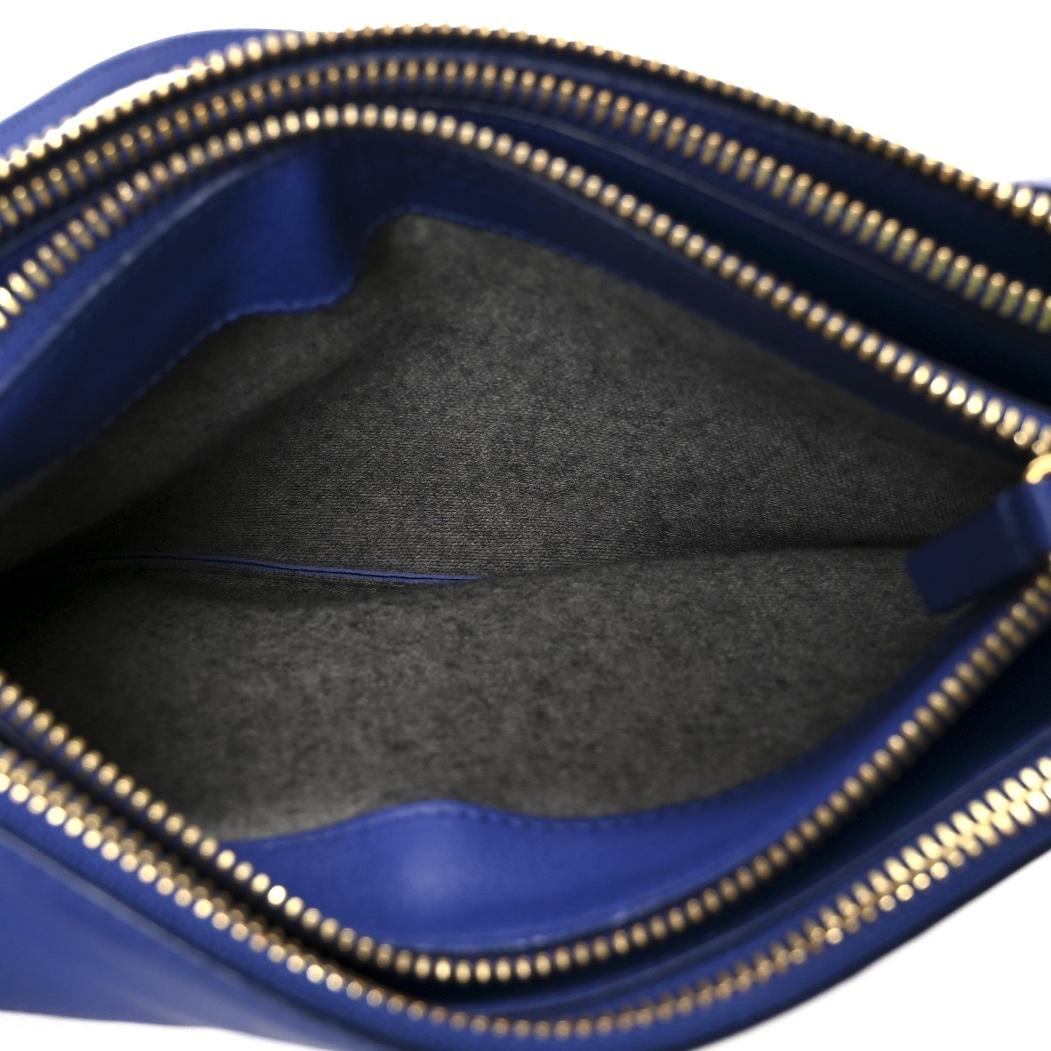 Lambskin Small Trio Crossbody Bag Indigo
