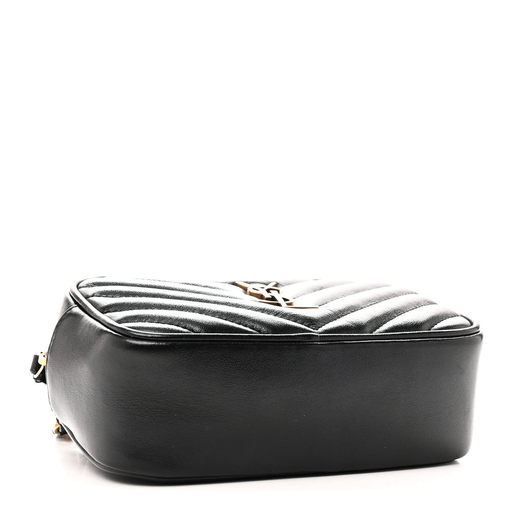 Calfskin Matelasse Monogram Lou Belt Bag Black