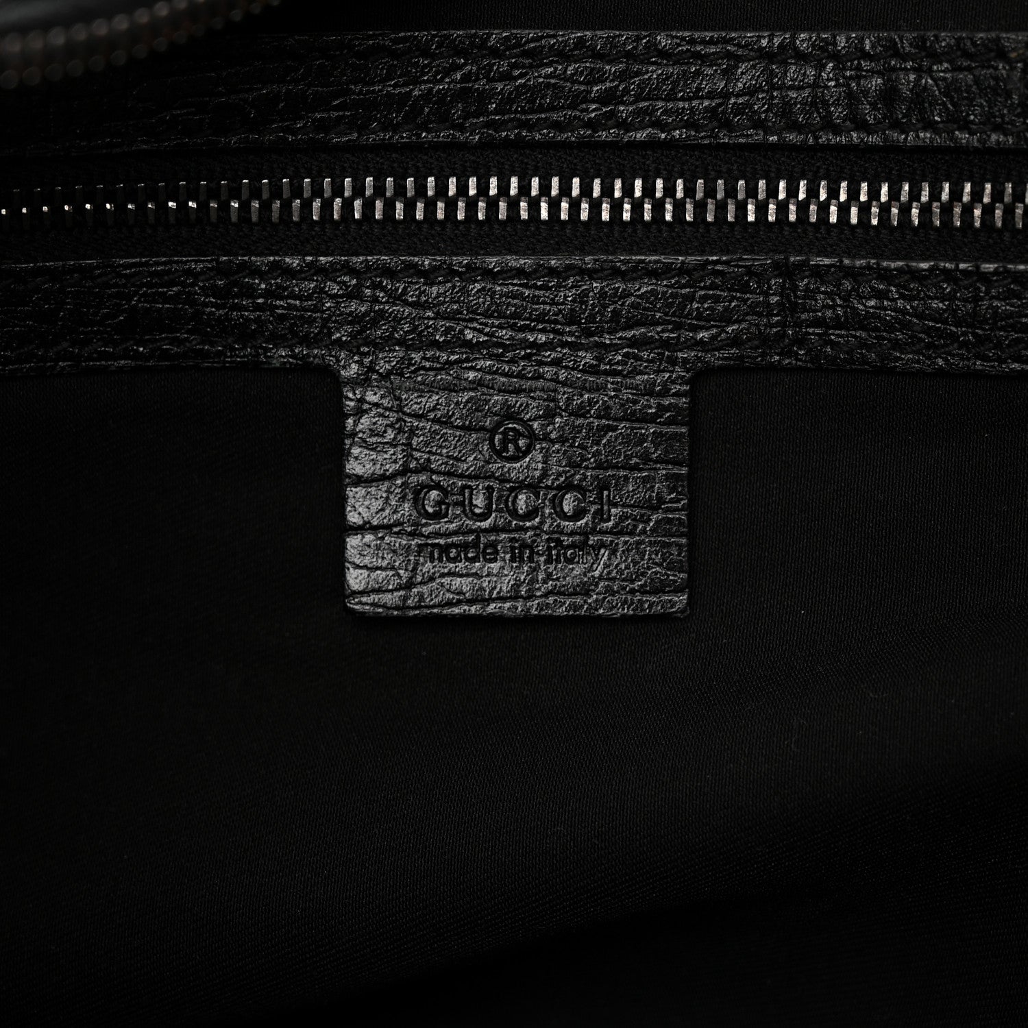 Monogram Medium Horsebit Chain Hobo Black