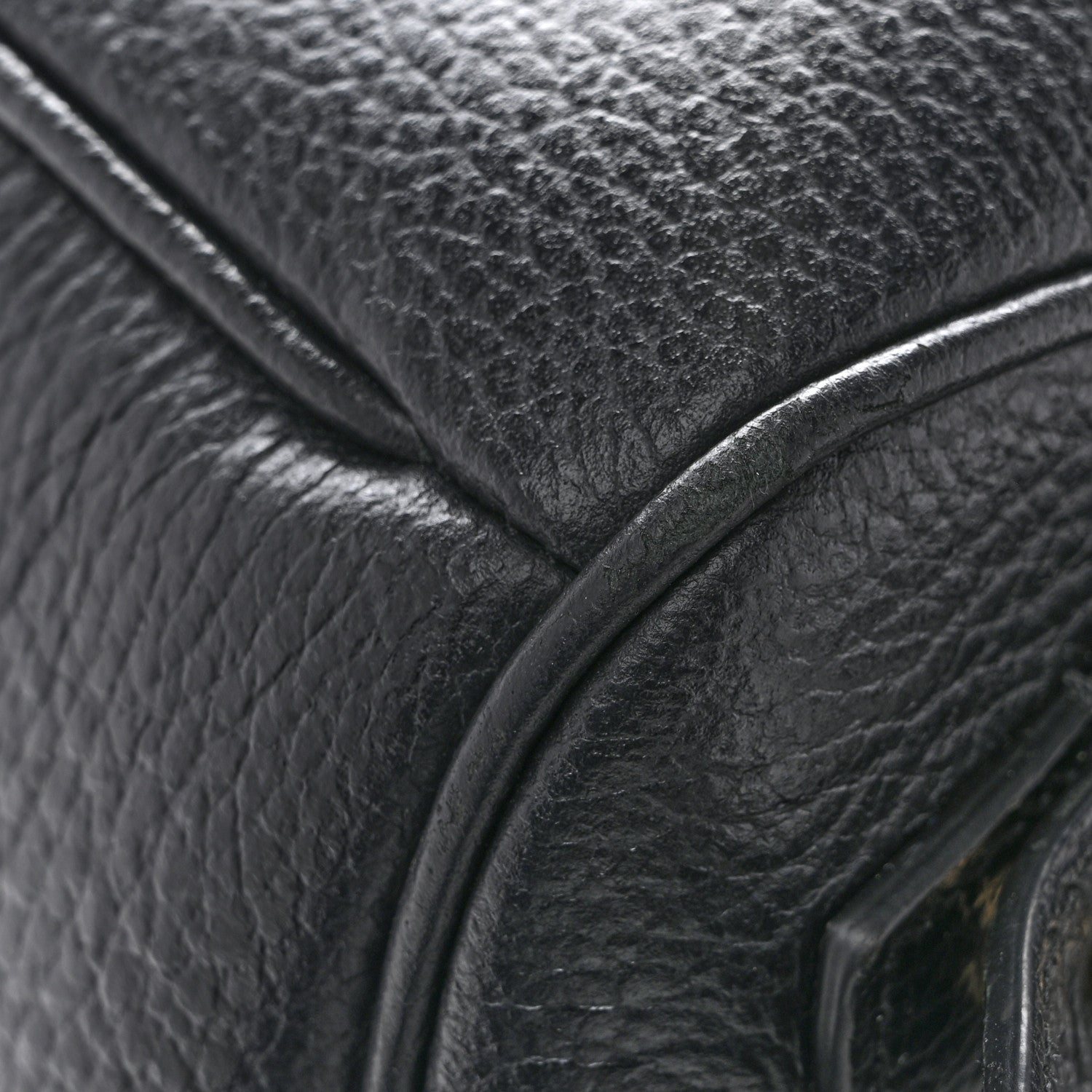 Pebbled Calfskin Soho Chain Backpack Black