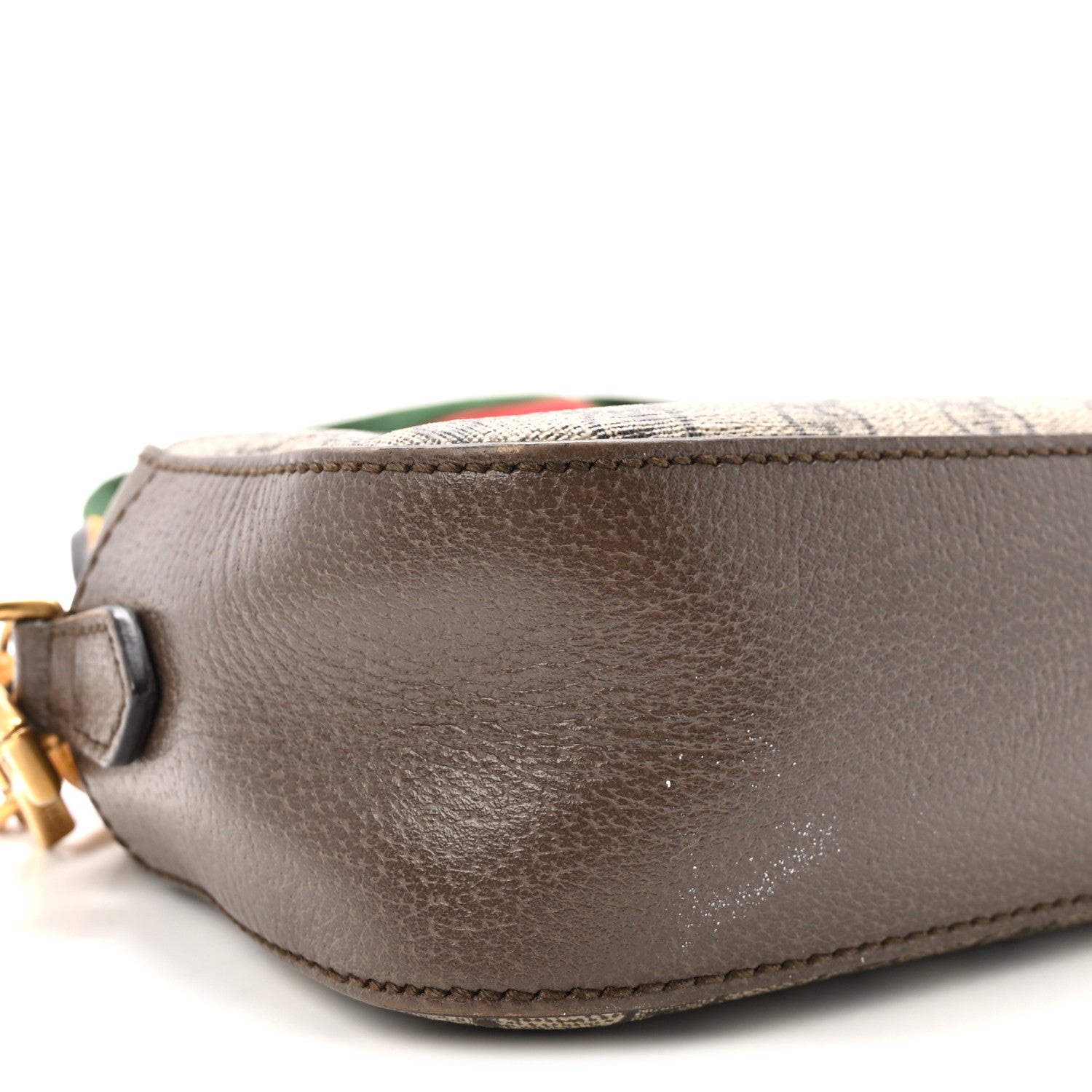 GG Supreme Monogram Web Neo Vintage Shoulder Bag Beige New Acero Crop