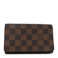 Damier Ebene Porte-Monnaie Billets Tresor Wallet