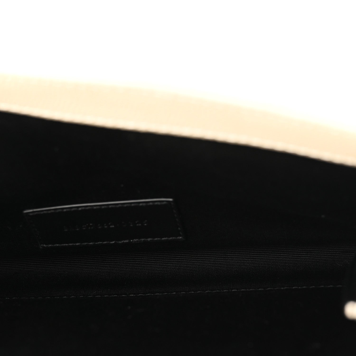 Grain De Poudre Matelasse Chevron Monogram Envelope Clutch Crema Soft