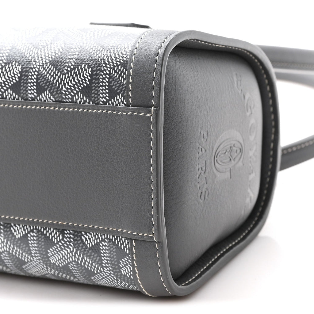 Goyardine Bonbonniere Bag Grey