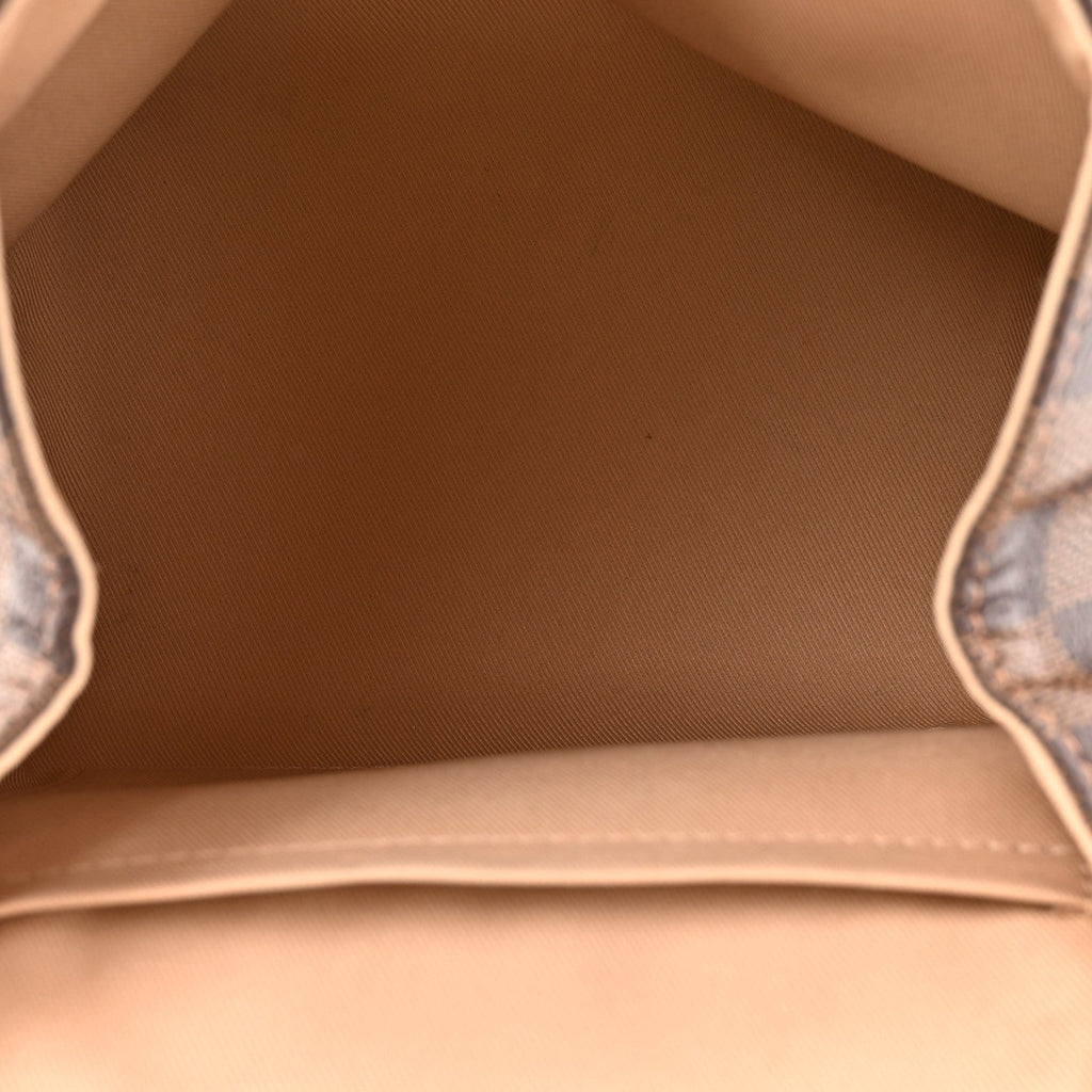 Damier Ebene Clapton Backpack Creme