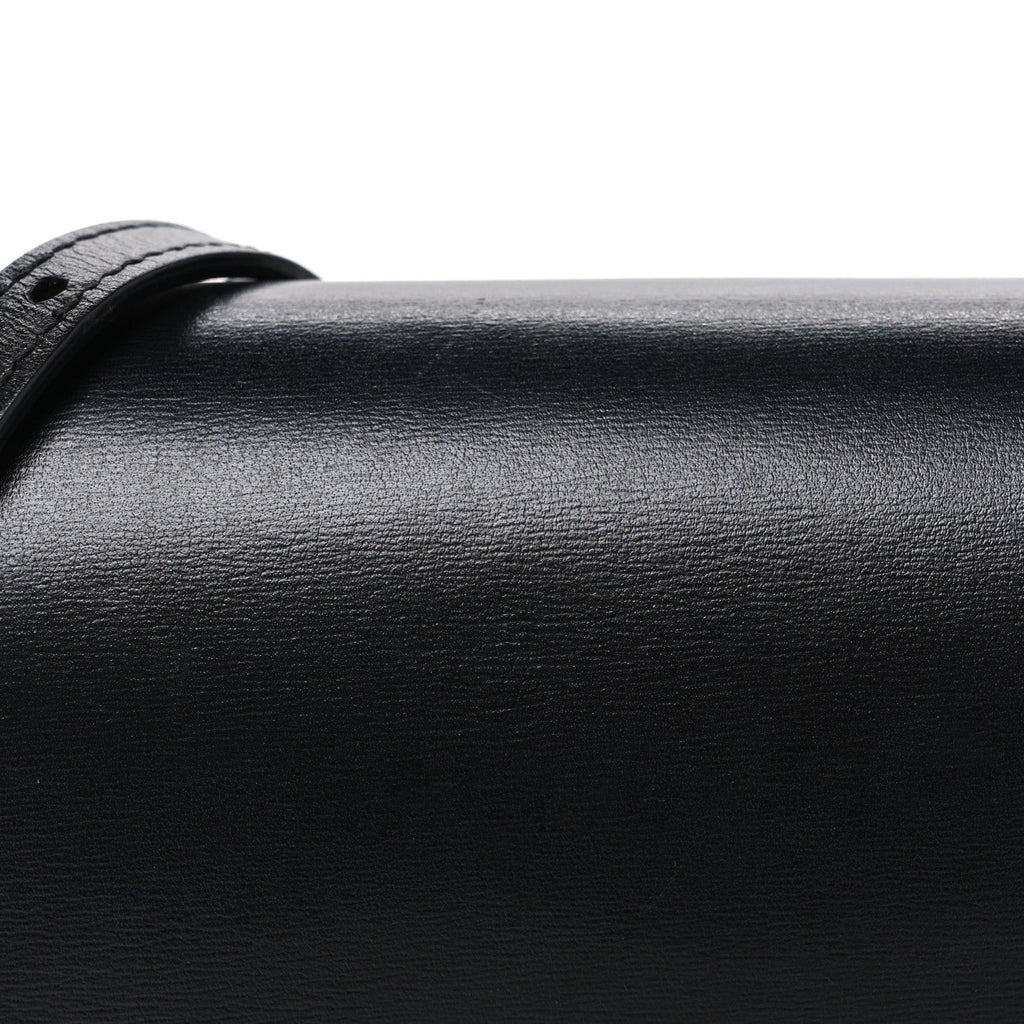 Boarded Plutone Calfskin Mini Horsebit 1955 Crossbody Bag Black