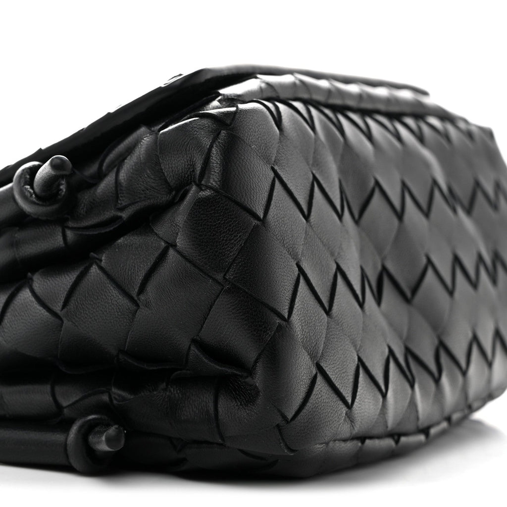 Nappa Intrecciato Notturno Black