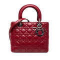Dior Lady Dior Cannage Leather 2way Bag
