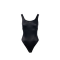 Chanel Size 36 24C CC Crystal Logo One-Piece Swimsuit Polyamide/Elastane Black