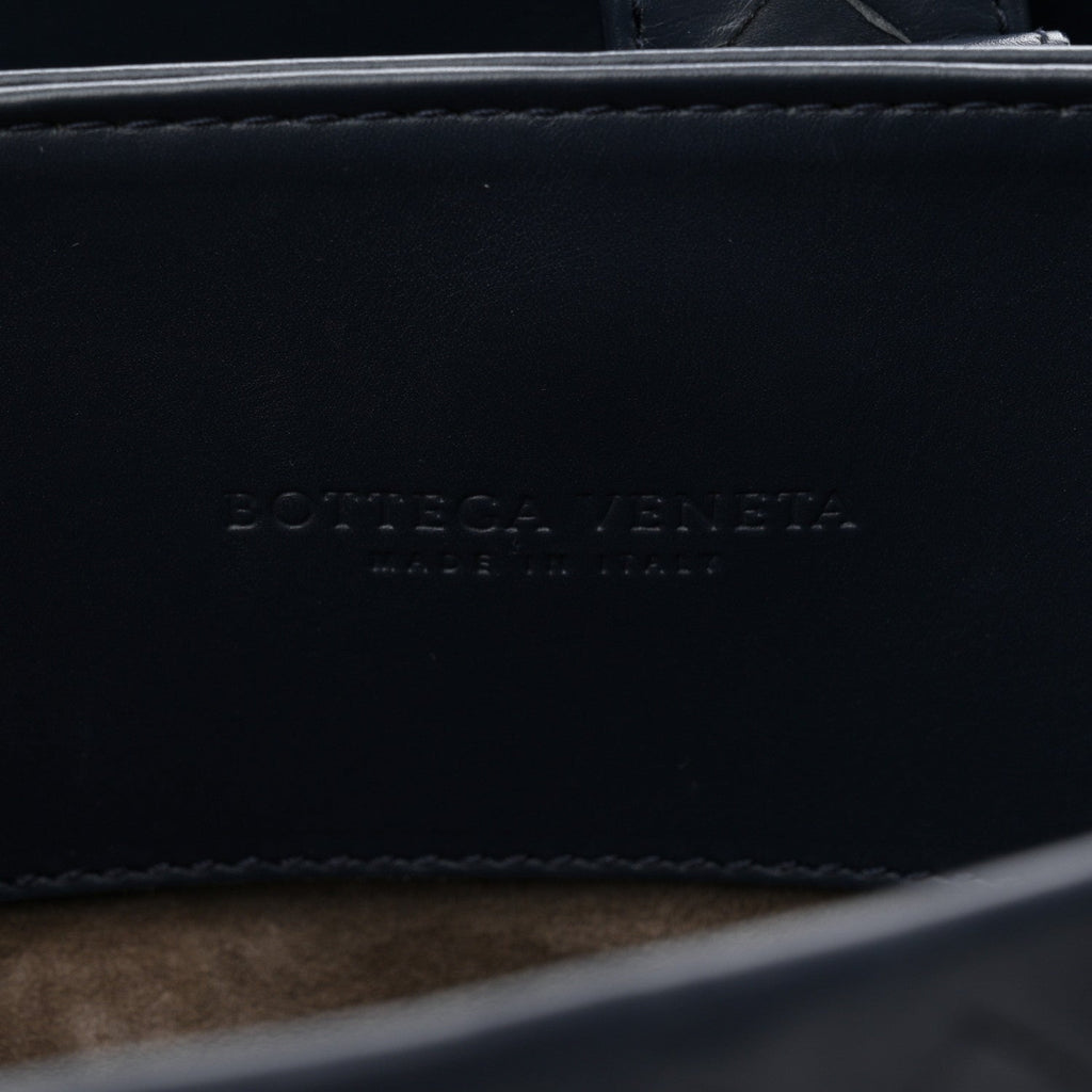 Light Calf Intrecciato Small Roma Tote  Light Tourmaline