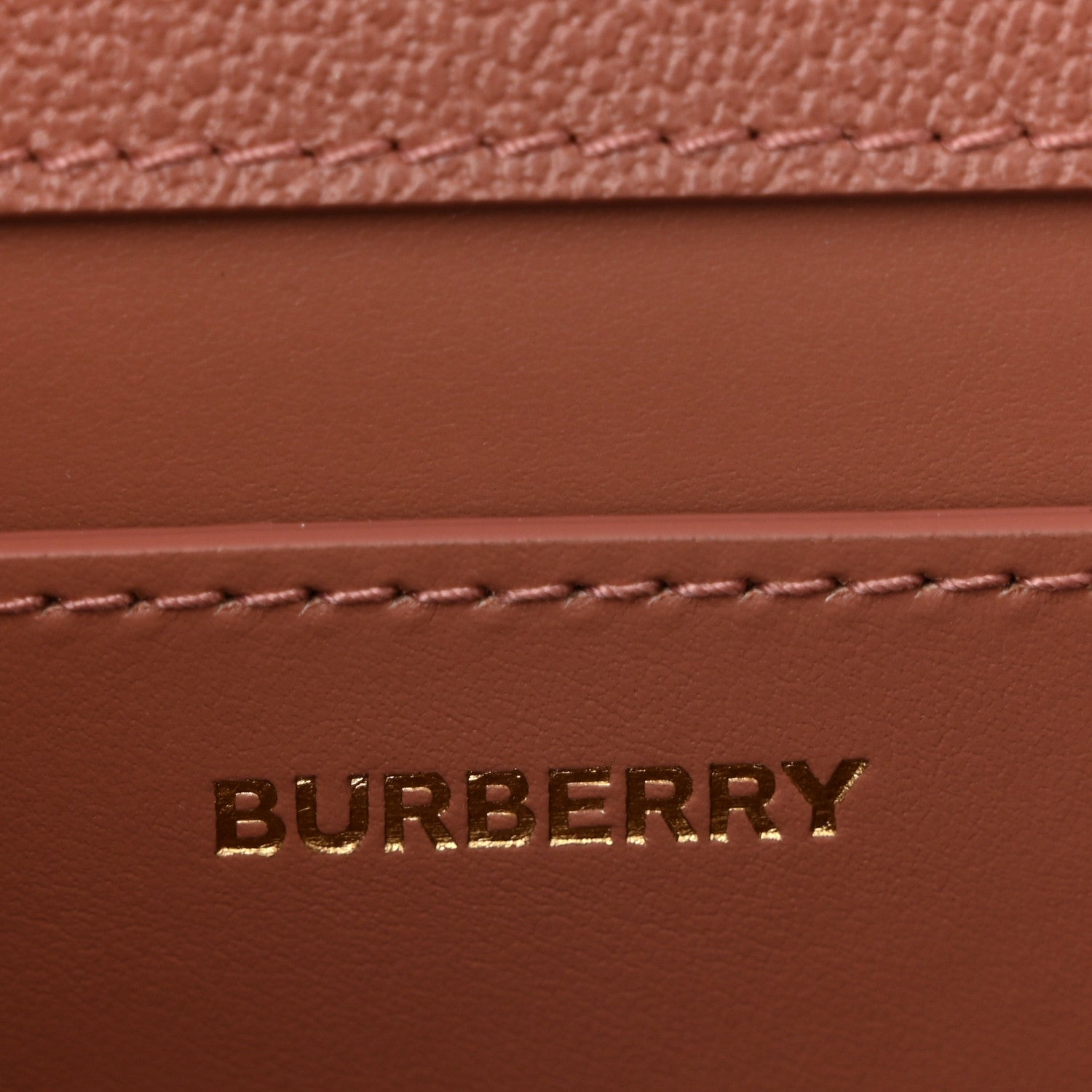 Grained Calfskin House Check Small Madison Shoulder Bag Dusty Pink