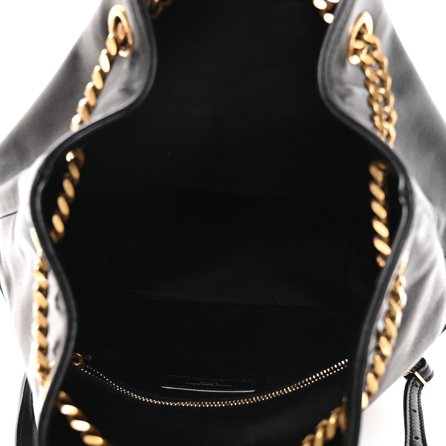 Lambskin Matelasse Monogram Joe Backpack Black