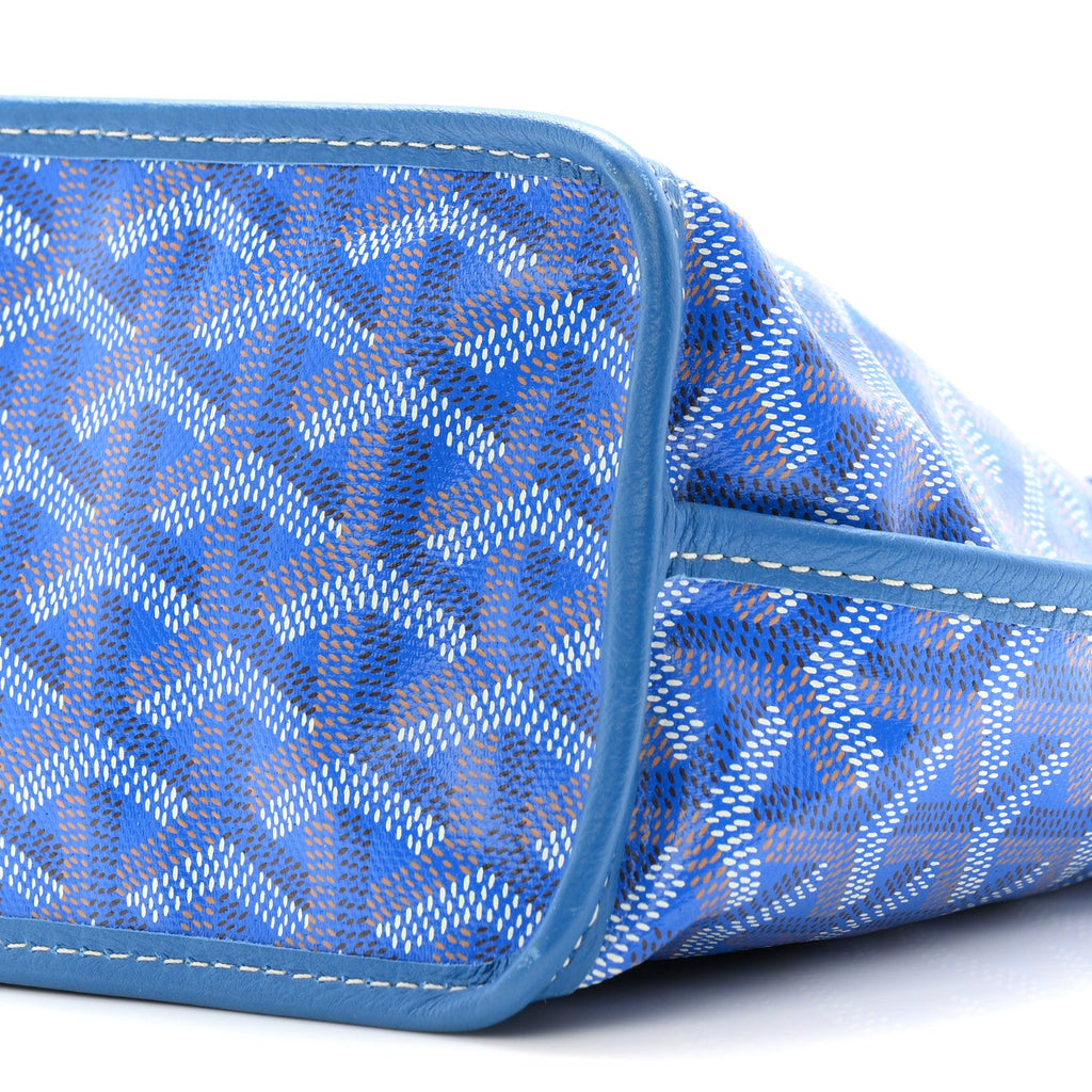 Goyardine Reversible Mini Anjou Sky Blue