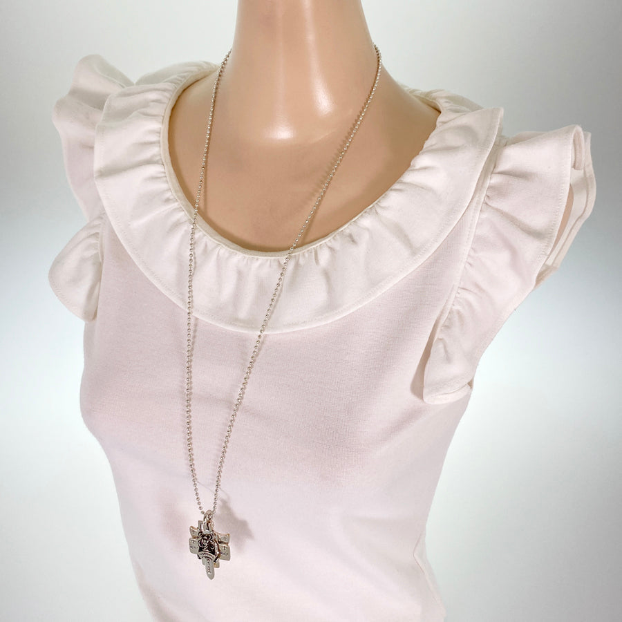 CHROME HEARTS Three Trinkets Pendant Necklace