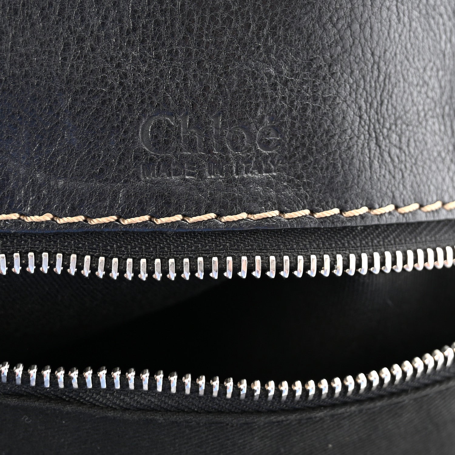Calfskin Edith Dome Bowler Black