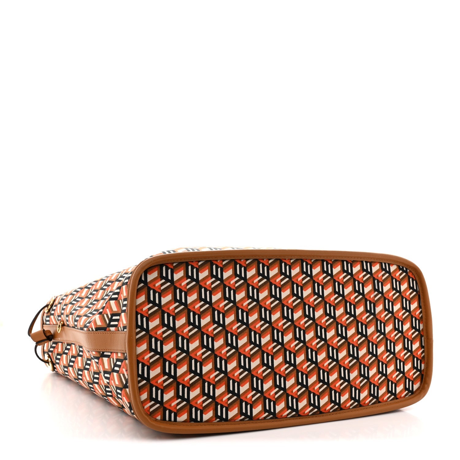 Visetos Medium Liz Reversible Shopper Tote Cognac