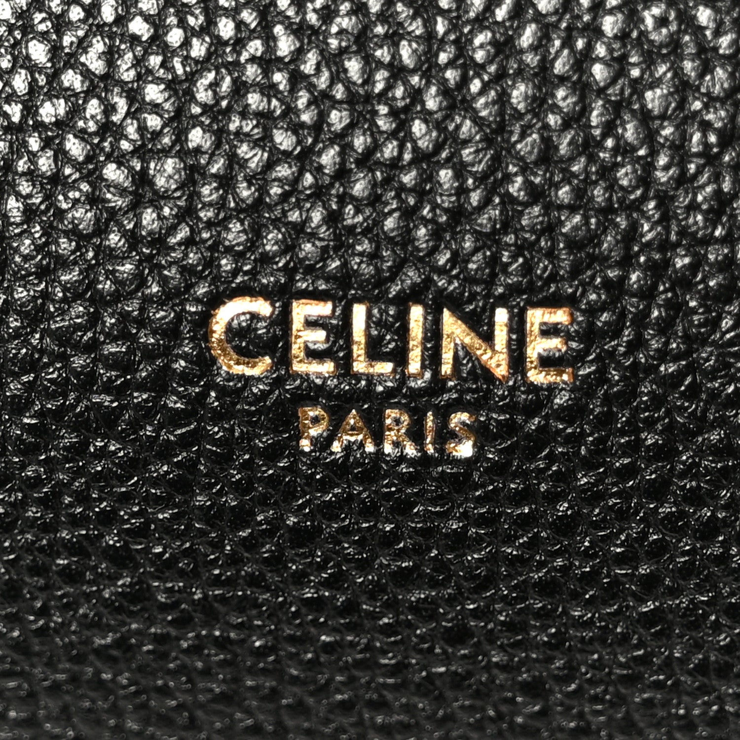 Grained Calfskin Little New Luggage Black