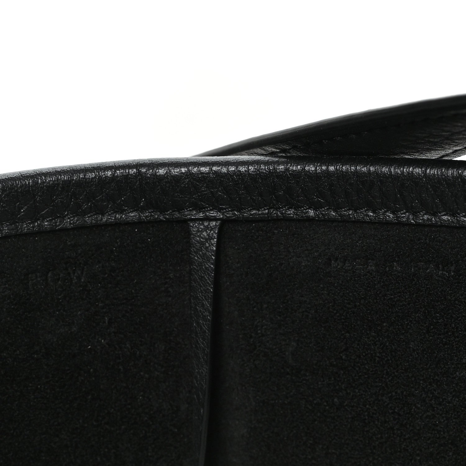 Grained Calfskin Medium N/S Park Tote Black