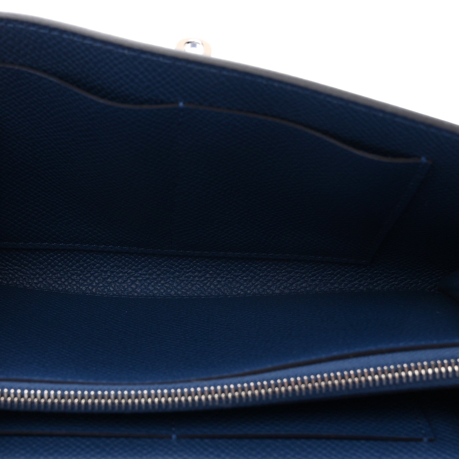 Epsom Kelly Wallet To Go Bleu Tie