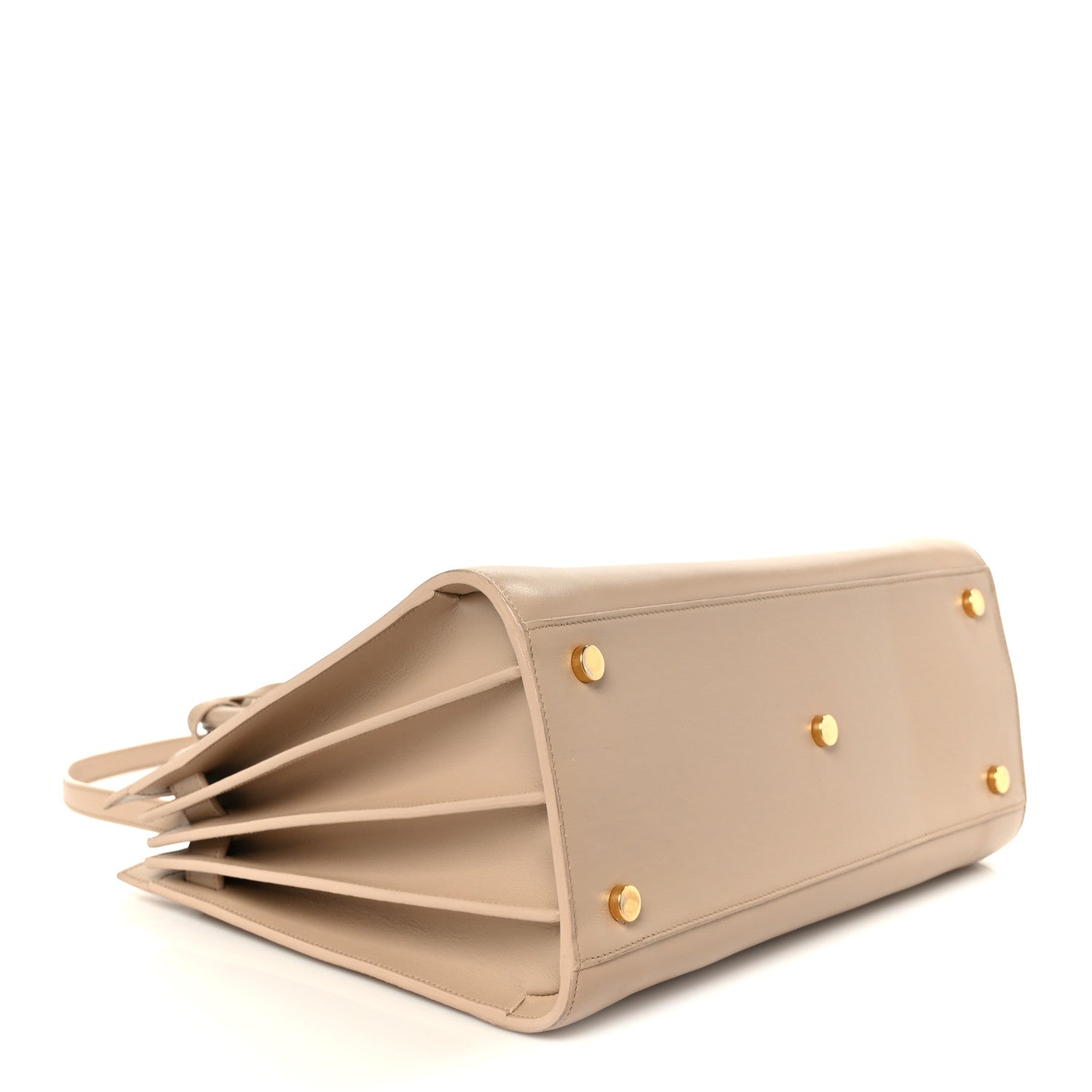 Calfskin Small Sac De Jour Dark Beige