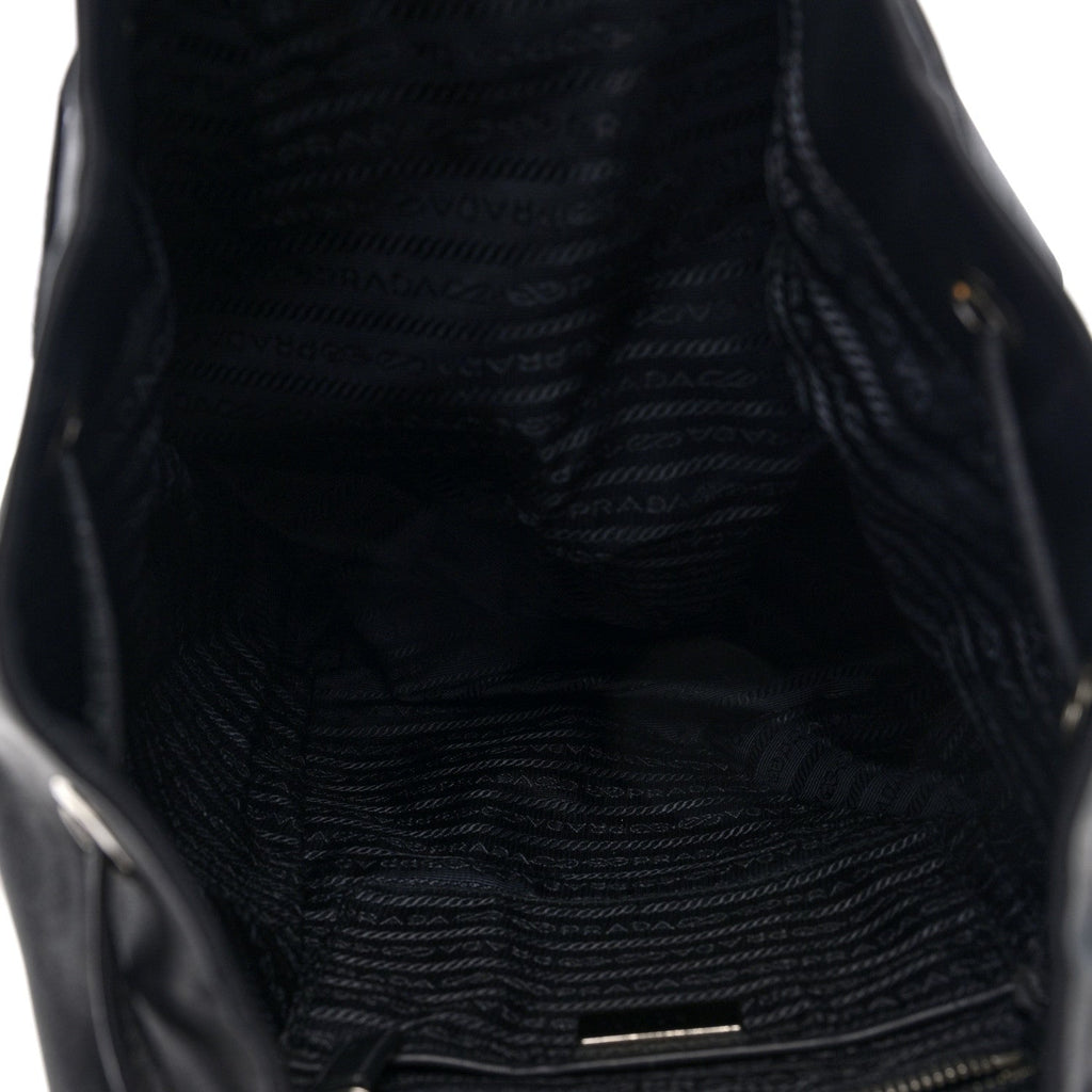 Calfskin Backpack Black