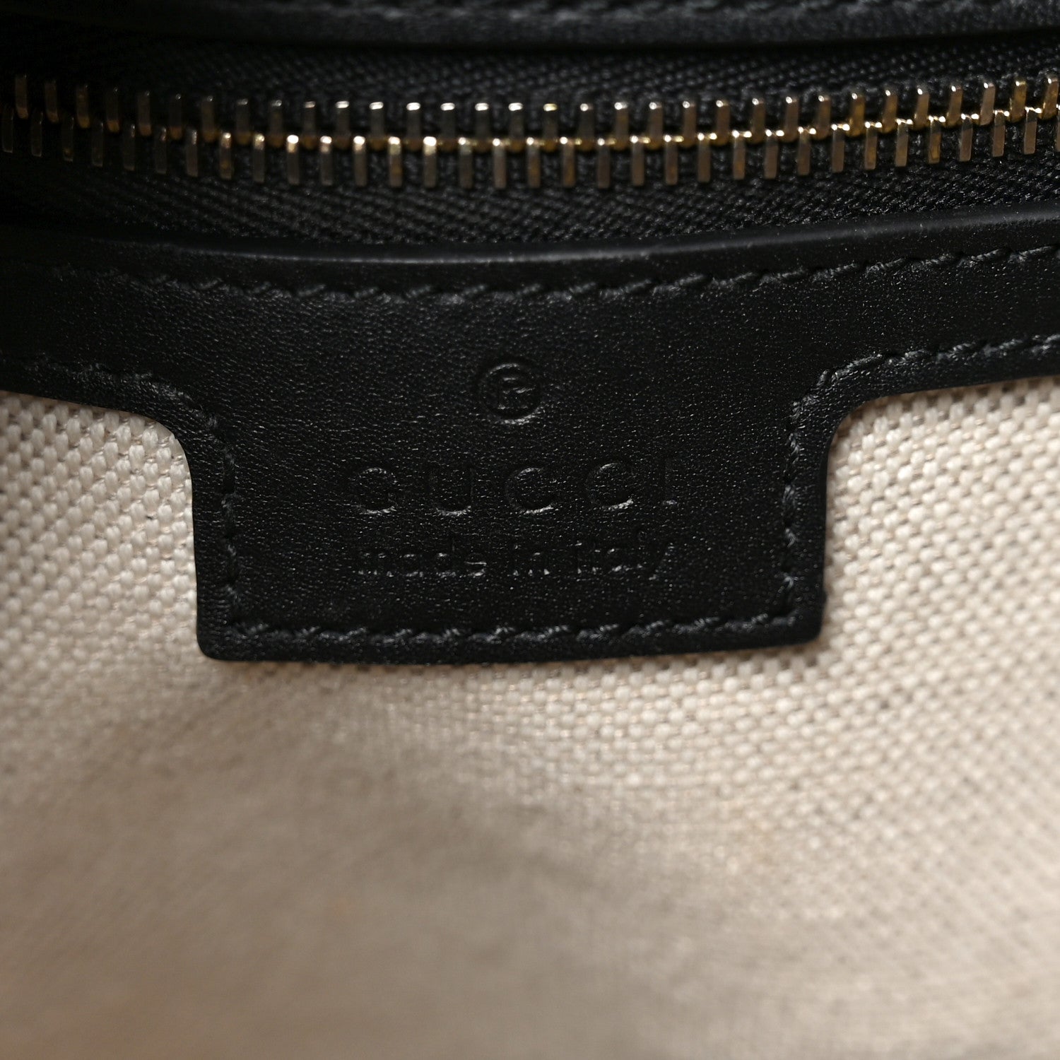 Arabella Calfskin Horsebit 73 Medium Bucket Bag Black