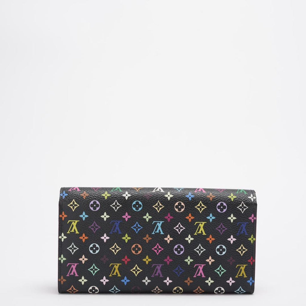 Louis Vuitton Monogram Multicolor Sarah Long Wallet Gold Hardware Limited Edition