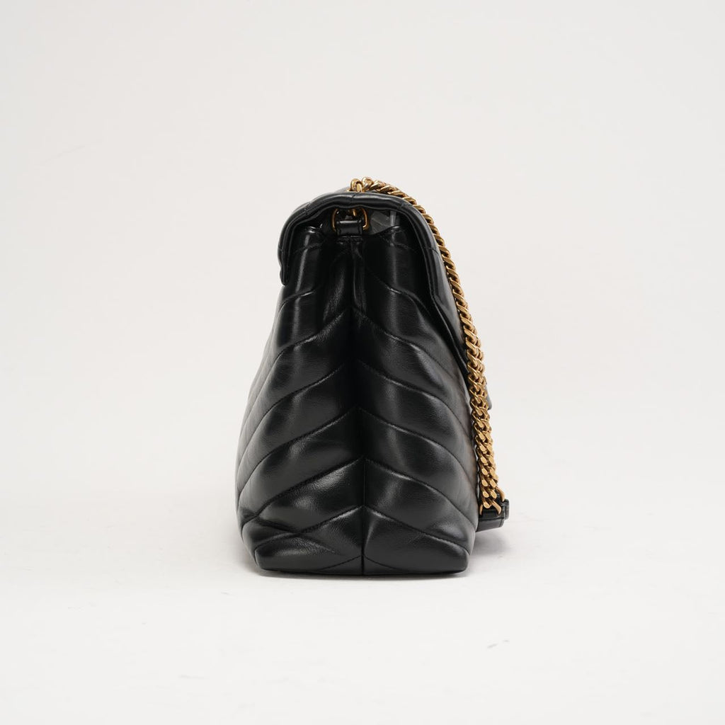 Saint Laurent Loulou Medium Leather Black 2020