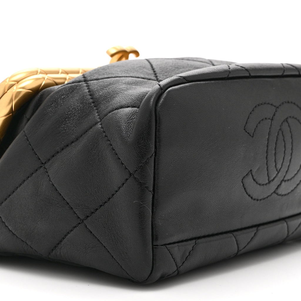 Lambskin Quilted My Crush Bag Black