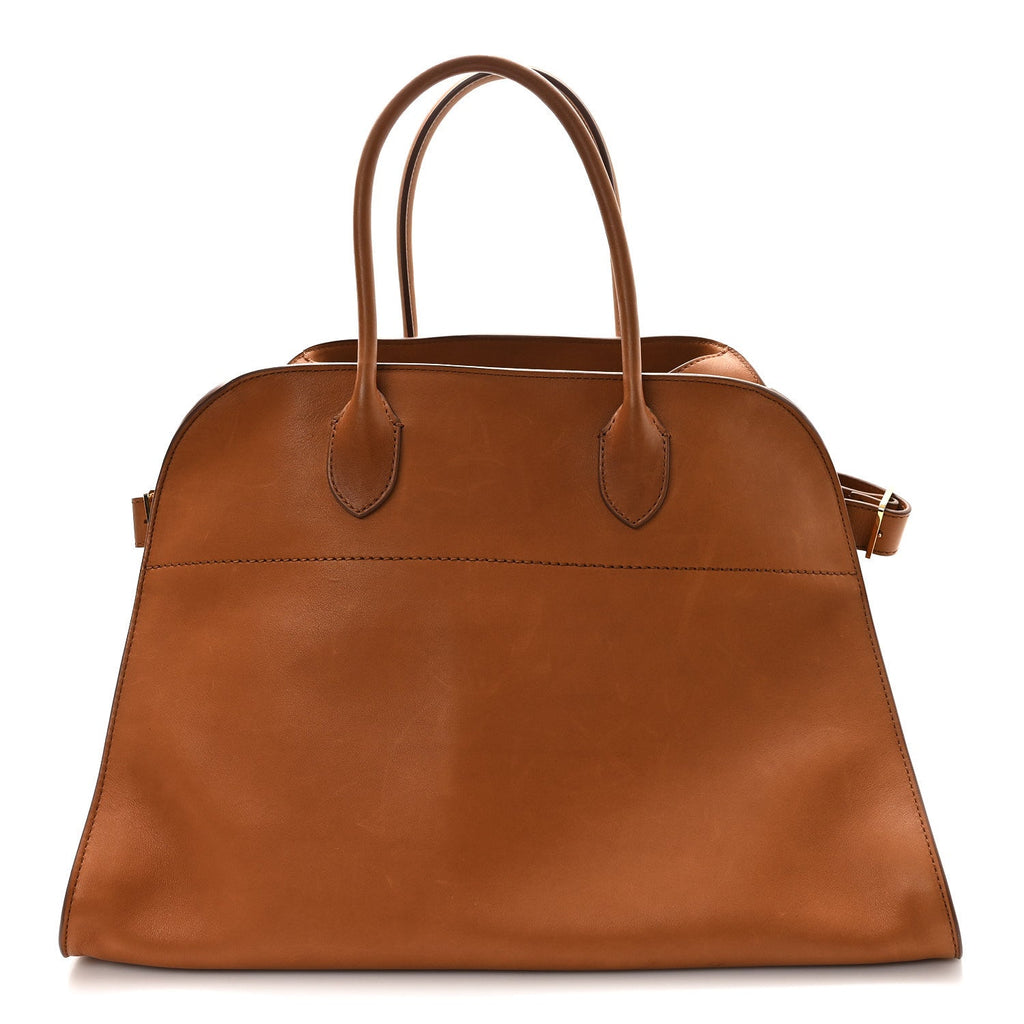 Polished Saddle Calfskin Soft Margaux 15 Cuir