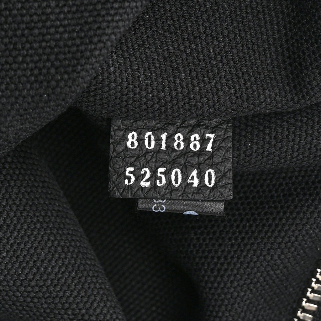 Calfskin Emblem Shoulder Bag Black