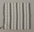 Dolce & Gabbana White Dotted Stripes Square Handkerchief Viscose Women's Scarf