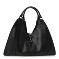 Pebbled Calfskin Large Joy Shoulder Bag Black